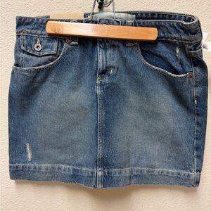 NWT, GAP Blue Denim Mini Skirt